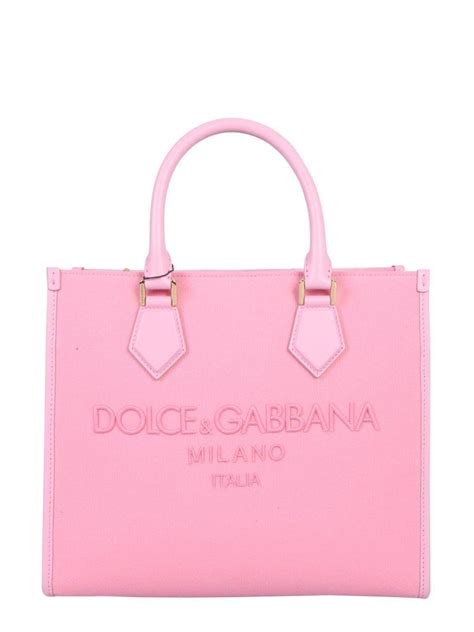 dolce and gabbana tote bag pink